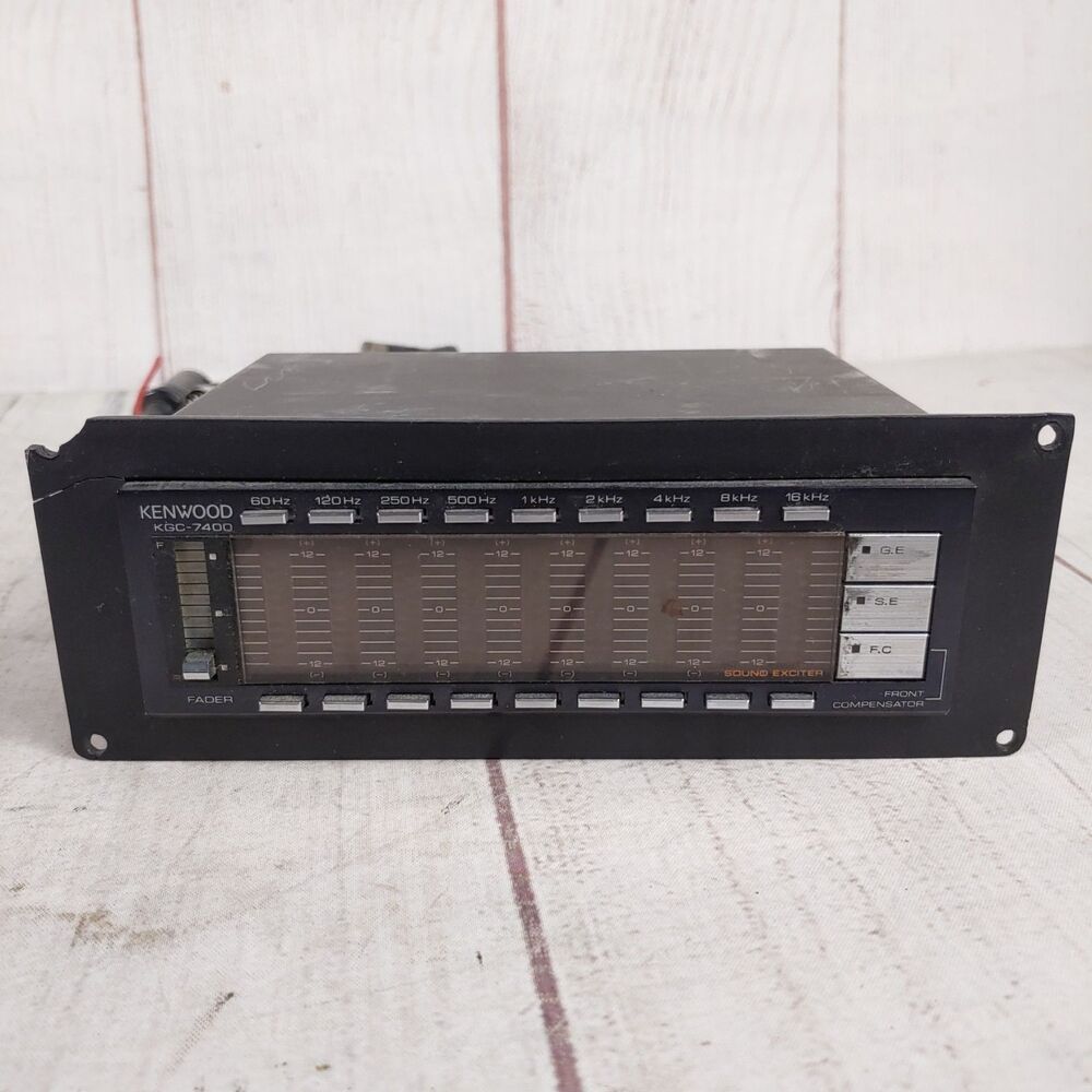 UNTESTED - Trio Kenwood KGC-7400 Graphic Equalizer Rare Vintage Japan - PARTS